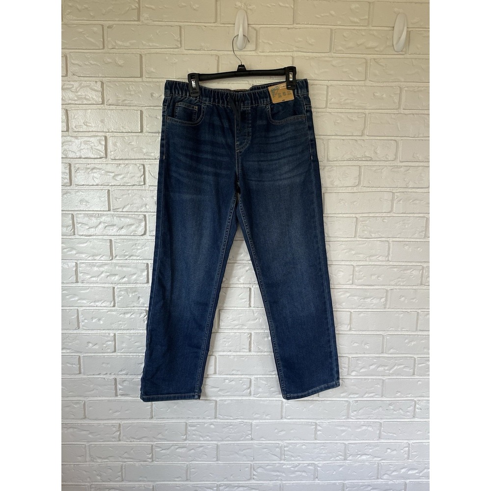 NWT There Abouts Girls Plus Flex Knit Slim Denim Elastic Waist Size L  14h/16h